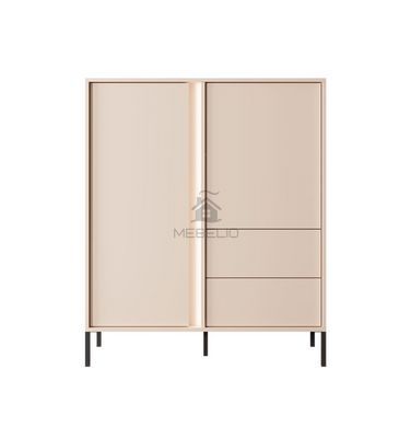 Комод високий Perfect Home Даст / Dast 2-дверний з 2 шухлядами 2D2S/104 Беж