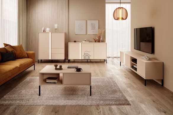 Комод високий Perfect Home Даст / Dast 2-дверний з 2 шухлядами 2D2S/104 Беж