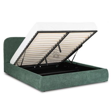Кровать двуспальная MEBEL ELITE BRISTOL 160x200 см Зеленый фотография