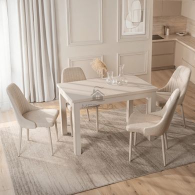 Стіл розкладний MEBEL ELITE SKUBI 120(160)х75 см Кашімір