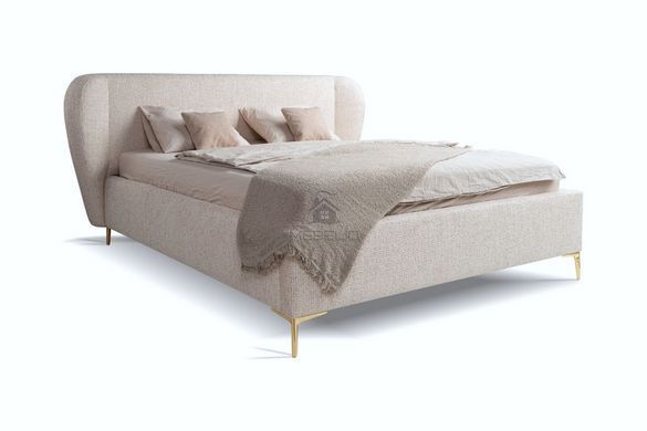 Ліжко (з основою під матрац) Perfect Home Аліано / Aliano 160x200 з м'яким ізголів'ям двоспальне