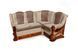 М"який куток розкл.Візит  Мікс Меблі 175*130(Beige+Brown)горіх