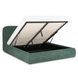 Кровать двуспальная MEBEL ELITE BRISTOL 160x200 см Зеленый