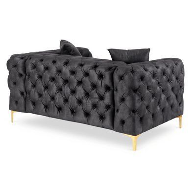Диван MEBEL ELITE SORRENTO 2S Чорний