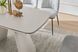 Стіл BROOKLYN CERAMIC Intarsio 140(200)*80 сірий мат/кашемір
