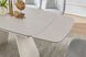 Стіл BROOKLYN CERAMIC Intarsio 140(200)*80 сірий мат/кашемір