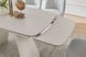 Стіл BROOKLYN CERAMIC Intarsio 140(200)*80 сірий мат/кашемір