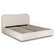 Кровать двуспальная MEBEL ELITE BRISTOL 180x200 см Кремовая