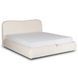Кровать двуспальная MEBEL ELITE BRISTOL 180x200 см Кремовая