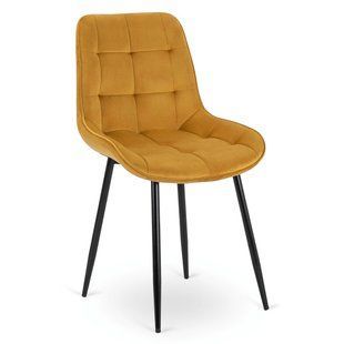 Стул бархатный MEBEL ELITE CHRIS Velvet Горчица фотография