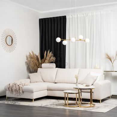 Кутовий диван MEBEL ELITE BILBAO 255 см Беж (лівий)