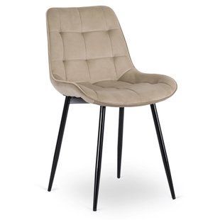 Стул бархатный MEBEL ELITE CHRIS Velvet Беж