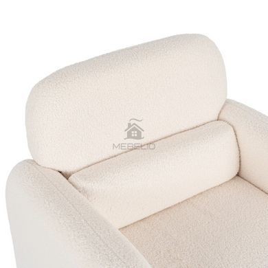 Крісло MEBEL ELITE TOGO Кремовий Букле