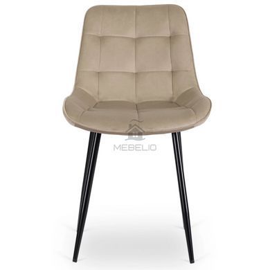 Стул бархатный MEBEL ELITE CHRIS Velvet Беж