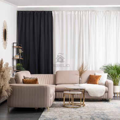 Кутовий диван MEBEL ELITE FLIN 250&nbsp;см Беж (правий)