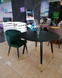 Стіл обідній TM-99 VETRO 100x100 Чорний