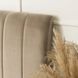 Кровать двуспальная бархатная MEBEL ELITE MARCELO Velvet 160x200 см Бежевый