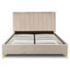 Кровать двуспальная бархатная MEBEL ELITE MARCELO Velvet 160x200 см Бежевый