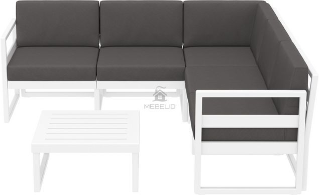 Комплект мебели для террасы Siesta Onto Mykonos Lounge Corner Set White Белый