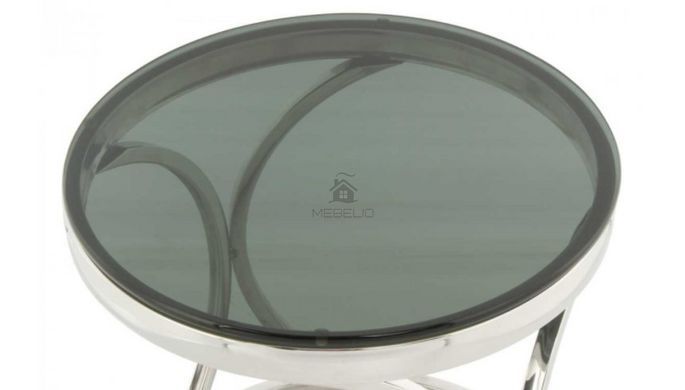 Журнальный стол Keno Arhome 50x50 Черный/Серебряный фотография