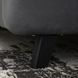 Кровать двуспальная бархатная MEBEL ELITE LINO Velvet 140x200 Серый