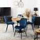 Стул бархатный MEBEL ELITE IRYS Velvet Синий