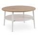 Журнальный столик MEBEL ELITE PAULO MAX  80x80 Дуб/белый