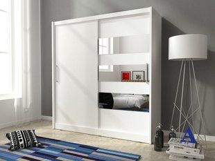 Шафа-купе Perfect Home Мая III / Maja III 200 2-дверна з дзеркалом Білий