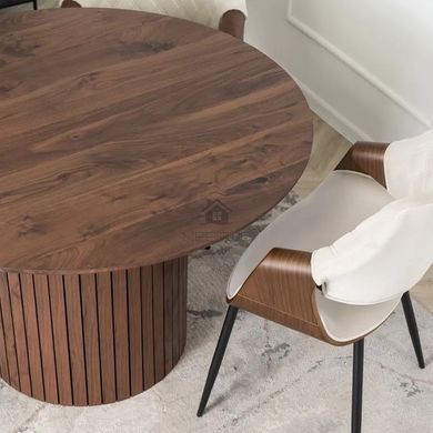 Стол  круглый MEBEL ELITE LYON 120 см Орех