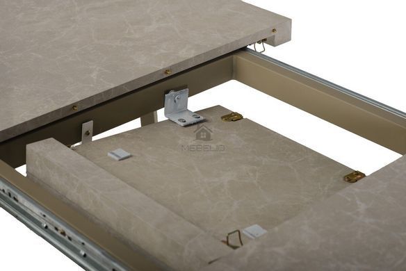 Стіл розкладний TM-160 VETRO 120(160)x80 Крема Маре