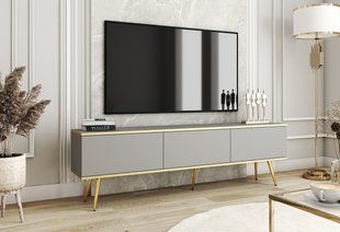 Тумба под ТВ Perfect Home Оро / Oro RTV175 золото Серый фотография