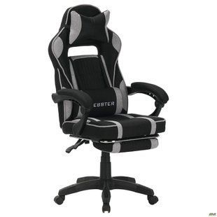 Комп'ютерне крісло  VR Racer Textile Webster AMF чорний/сірий фотографія