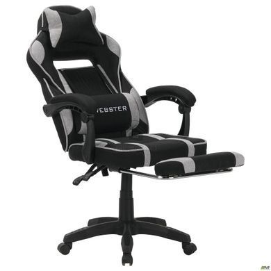 Комп'ютерне крісло  VR Racer Textile Webster AMF чорний/сірий