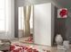 Шафа-купе Perfect Home Міка II / Mika II 200 2-дверна з дзеркалом Білий