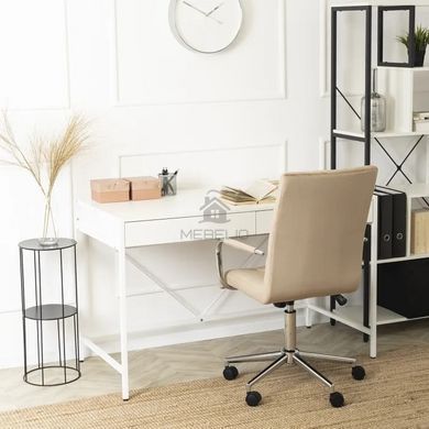 Письменный стол MEBEL ELITE ALLY 123 см Белый