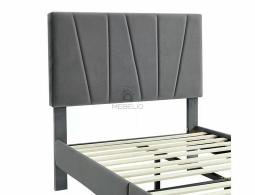 Кровать SAVANA Velvet Signal 90x200 Серый фотография