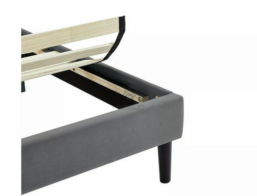 Кровать SAVANA Velvet Signal 90x200 Серый фотография