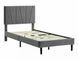 Кровать SAVANA Velvet Signal 90x200 Серый