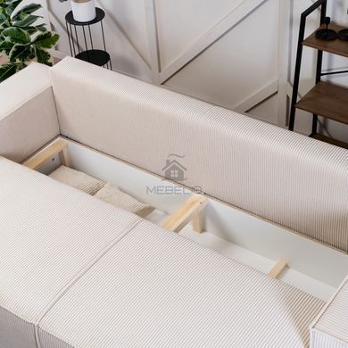 Диван MEBEL ELITE AMIR 247 см Беж