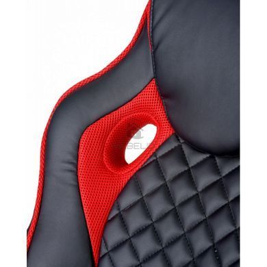 Офісне крісло MEZZO BLACK/RED Special4You Чорно-червоний фотографія
