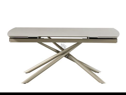 Керамический стол Пино TML-1200 VETRO 180(240)x90 Венеция деликато + капучино фотография