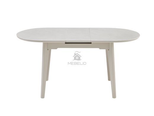 Керамический стол TM-126-1 VETRO 130(160)x80 крема саббия + капучино фотография