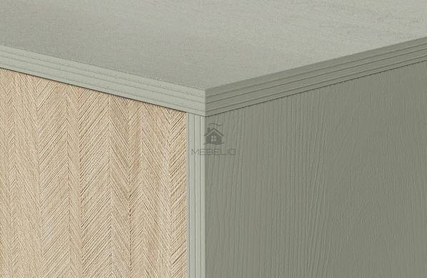 Тумба под ТВ Perfect Home Форест / Forest RTV158 3-дверная Эвкалипт/пихта сканди фотография