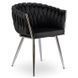 Стул бархатный MEBEL ELITE SORELLA  Velvet Черный / хром