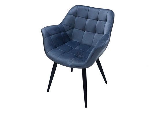 Кресло ELEGANTE Velvet Intarsio Серый фотография