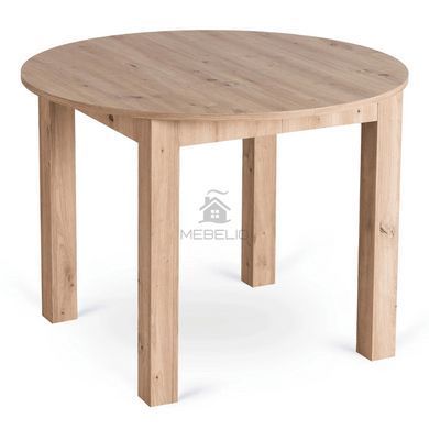 Комплект стол MEBEL ELITE HARRY 102(142)х102 см, дубовый ремесленник, и 6 стульев FREDY, серого цвета