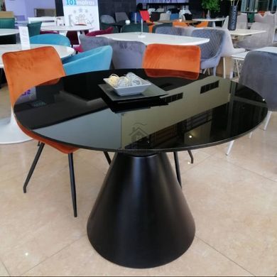 Стіл розкладний TML-650 VETRO 110x110 Чорний
