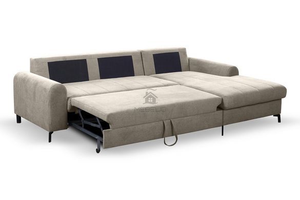 Диван угловой раскладной AKIRA Perfect Home Польша Светло-бежевый