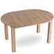 Комплект стол MEBEL ELITE HARRY 102(142)х102 см, дубовый ремесленник, и 6 стульев FREDY, серого цвета