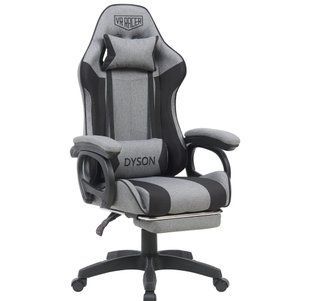 Комп'ютерне крісло VR Racer Textile Dyson AMF Темно-сірий/чорний фотографія